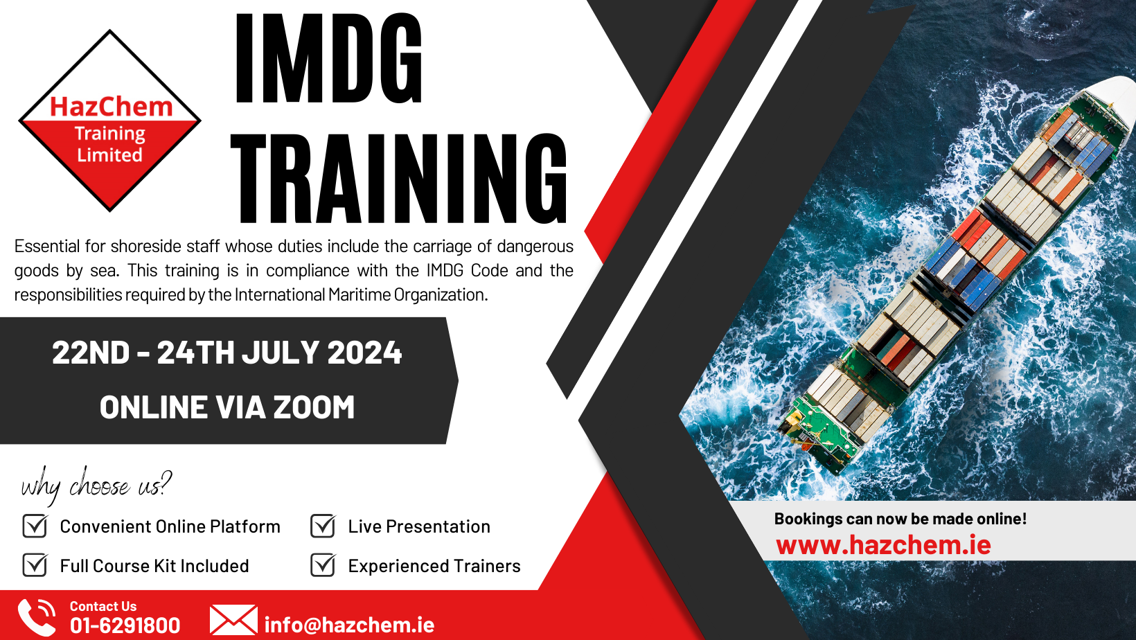 Unlock Your Potential with Online IMDG Training: Enrol Today!